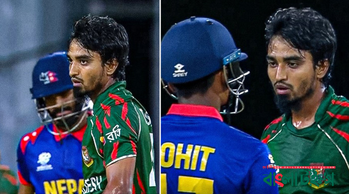 আইসিসির শাস্তি পেলেন তানজিম সাকিব