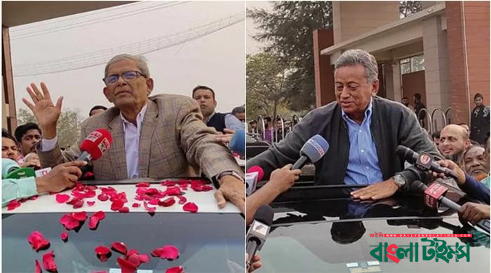 Mirza Fakhrul and Amir Khasru freed from jail