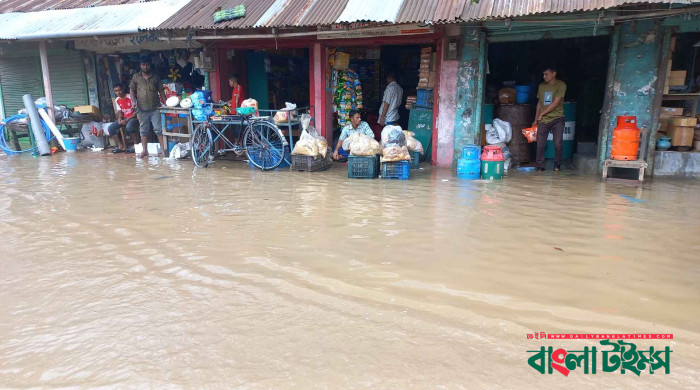 এখনও বিপদসীমার ওপরে ফেনীর মুহুরী-কহুয়া নদীর পানি