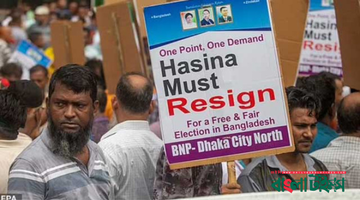 ফ্যাসিস্ট হাসিনার পতনের দাবিতে জাতীয় ঐক্যের ডাক বিএনপির