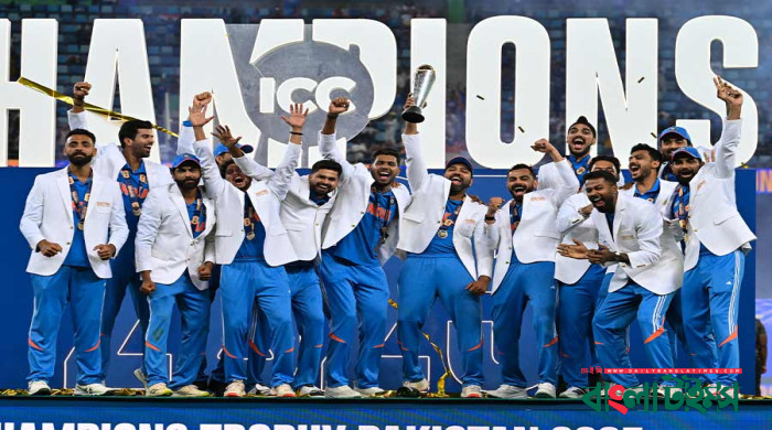 চ্যাম্পিয়ন্স ট্রফির চ্যাম্পিয়ন ভারত
