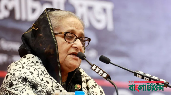 এরা কোন মুখে গণতন্ত্রের কথা বলে: শেখ হাসিনা