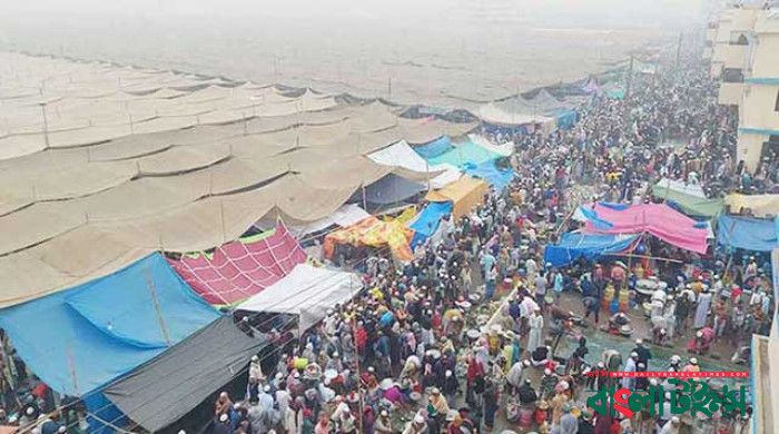 আম বয়ানে শুরু ইজতেমার দ্বিতীয় পর্ব