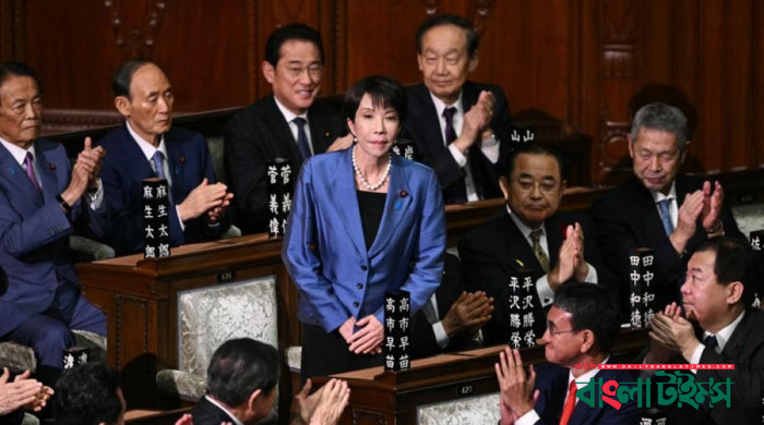 জাপানের প্রথম নারী প্রধানমন্ত্রী হলেন সানায়ে তাকাইচি
