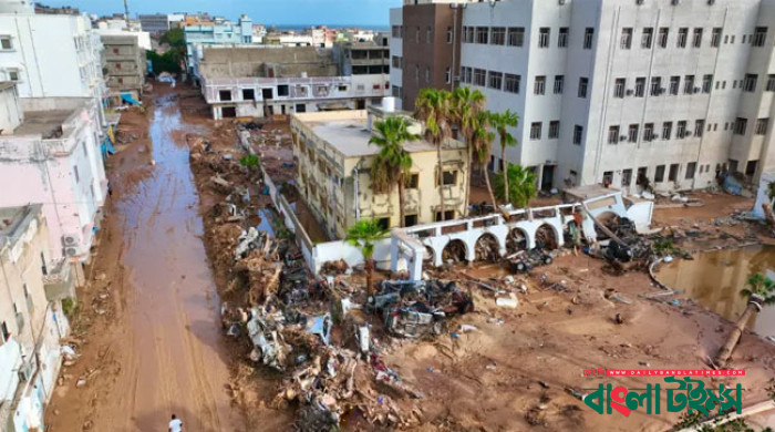 লিবিয়ার বন্যায় মৃতের সংখ্যা বেড়ে দাঁড়াতে পারে ২০ হাজারে