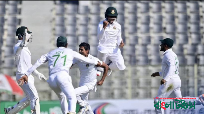 তাইজুলের ঘূর্ণিতে জয়ের সুবাস পাচ্ছে বাংলাদেশ