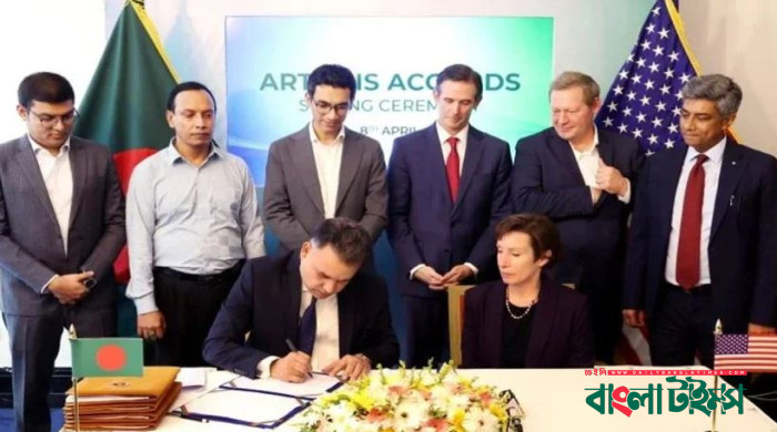 নাসার সঙ্গে আর্টেমিস চুক্তি সই বাংলাদেশের