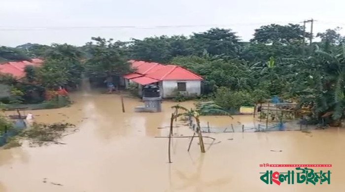 ময়মনসিংহে নতুন প্লাবিত ৫০ গ্রাম, ভেসে গেছে ১০ হাজার পুকুরের মাছ
