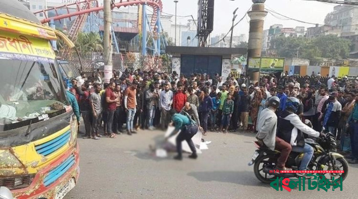 University student dies as bus hits her in Dhaka