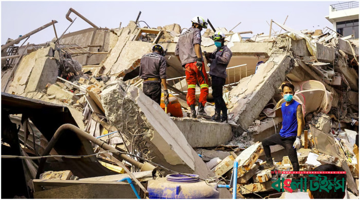 মিয়ানমারে ভূমিকম্পে মৃতের সংখ্যা ছাড়াল ১৭০০,