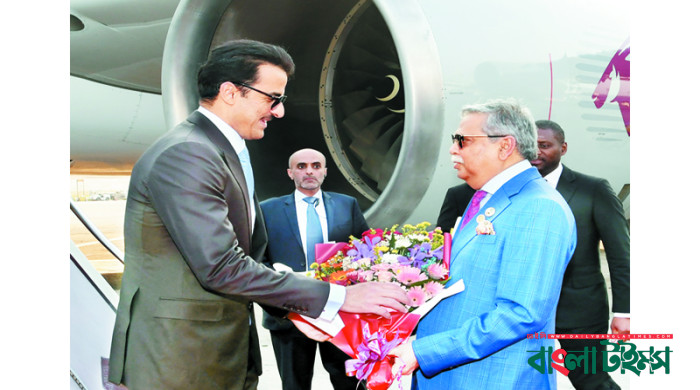 কাতারের আমির ঢাকায়