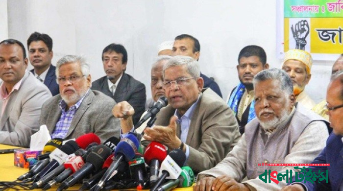অনির্বাচিত সরকার দীর্ঘদিন দেশ পরিচালনায় থাকতে পারে না: মির্জা ফখরুল
