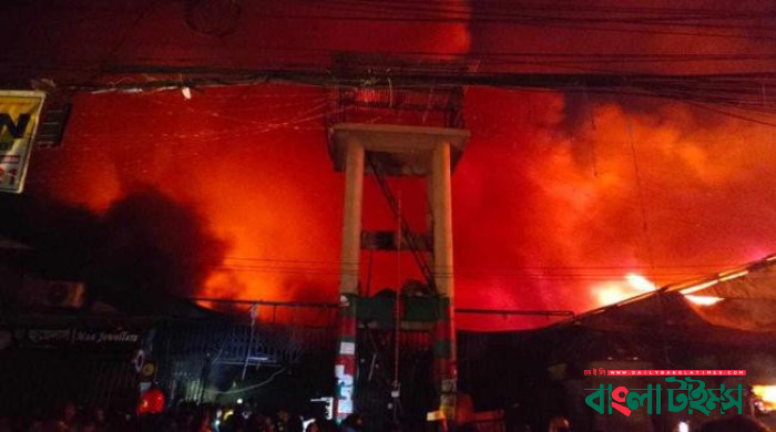 কৃষি মার্কেটে অগ্নিকাণ্ডে ৪ শতাধিক দোকান পুড়ে ছাই
