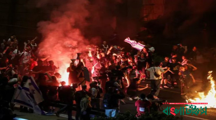 সরকার বিরোধী বিক্ষোভে উত্তাল ইসরাইল