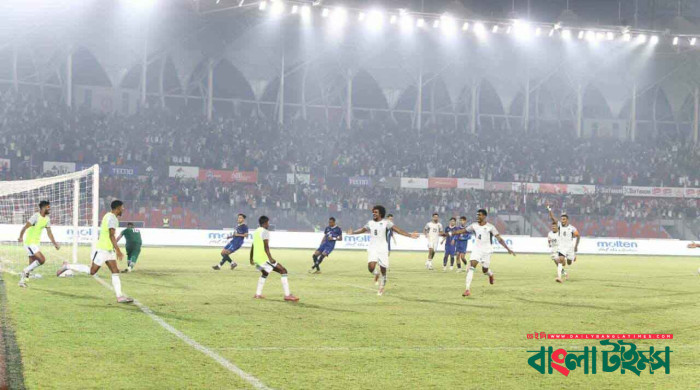 দ্বিতীয়ার্ধে এগিয়ে থেকেও নেপালের সঙ্গে বাংলাদেশের হতাশাজনক ড্র