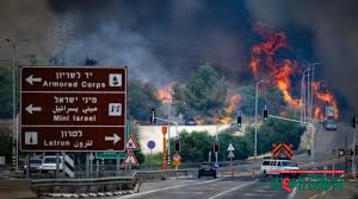 ভয়াবহ দাবানলে পুড়ছে ইসরায়েল, বিদেশি সহায়তার আবেদন