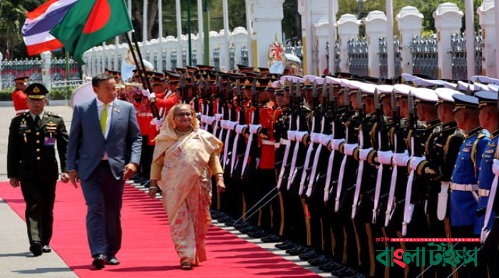 থাই প্রধানমন্ত্রীর সঙ্গে শেখ হাসিনার দ্বিপক্ষীয় বৈঠক