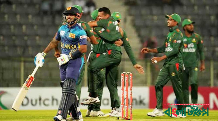 Bangladesh beat Sri Lanka by 8 wickets to level series
