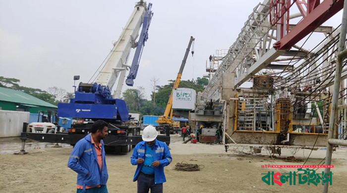 নোয়াখালিতে নতুন গ্যাস কূপের খনন শুরু