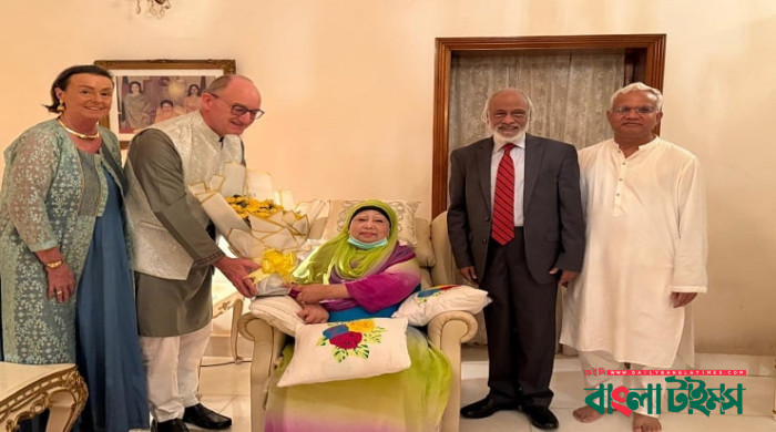 খালেদা জিয়ার সঙ্গে বিদায়ী জার্মান রাষ্ট্রদূতের সাক্ষাৎ