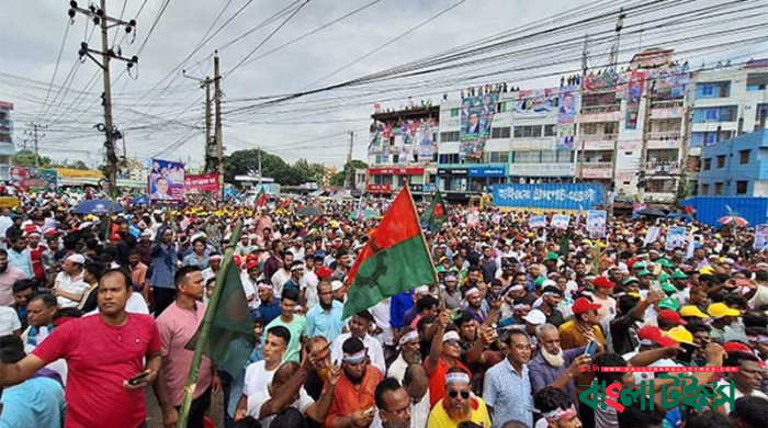 সিলেট অভিমুখে বিএনপির রোডমার্চে নেতাকর্মীর ঢল