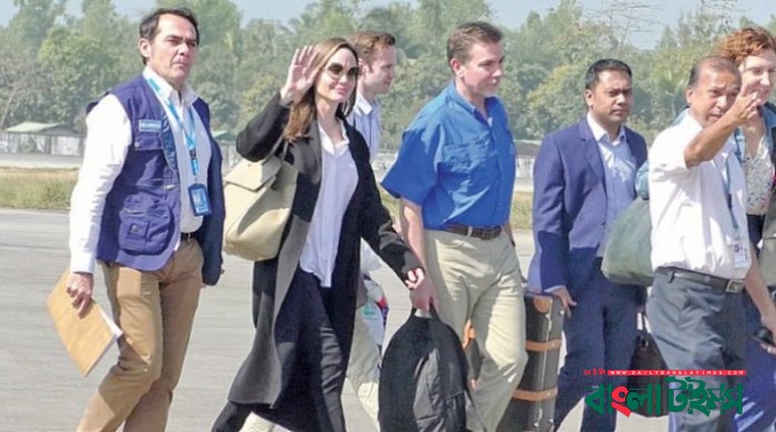 Angelina Jolie in Cox’s Bazar to see Rohingyas