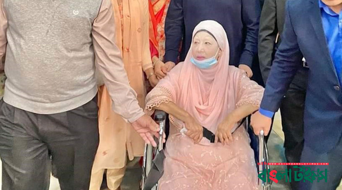 স্বাস্থ্যের পরীক্ষা শেষে বাসায় ফিরছেন খালেদা জিয়া