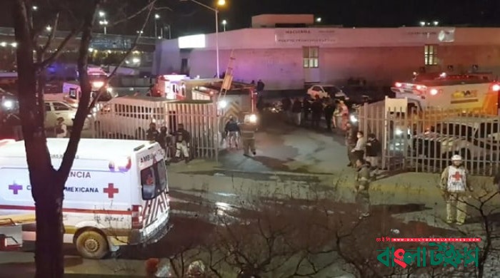 At least 40 migrants dead in Mexico detention center fire