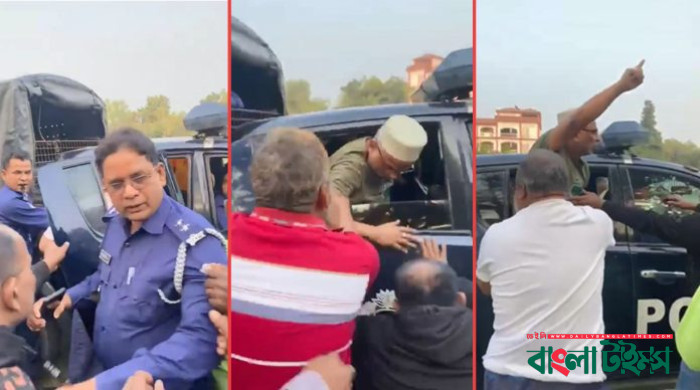 পুলিশের কাছ থেকে আ. লীগ নেতাকে ছিনিয়ে নিলেন নেতাকর্মীরা