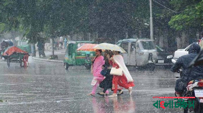 যেসব অঞ্চলে বৃষ্টি হতে পারে আজ