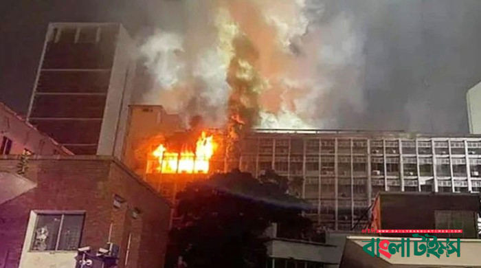 বৈদ্যুতিক লুজ কানেকশনের কারণে সচিবালয়ে অগ্নিকাণ্ড