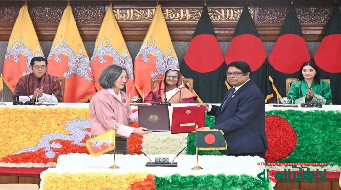 ভুটানের সঙ্গে তিন এমওইউ সই