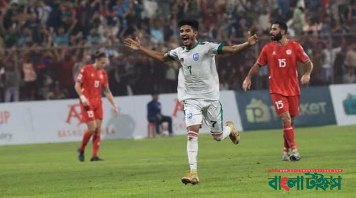 মোরসালিনের দুর্দান্ত গোলে ড্র করলো বাংলাদেশ