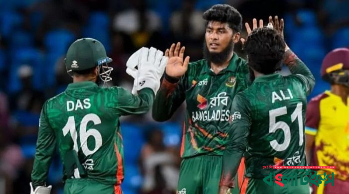 ওয়েস্ট ইন্ডিজকে হোয়াইটওয়াশ করে প্রতিশোধ টাইগারদের