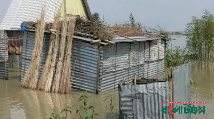 কুড়িগ্রামের চরাঞ্চলে নতুন নতুন এলাকা প্লাবিত