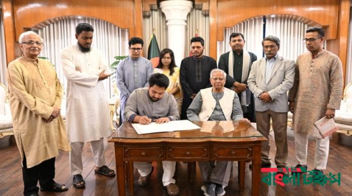 জুলাই সনদে সই করেছে এনসিপি, ধন‍্যবাদ জানালেন প্রধান উপদেষ্টা