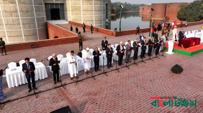 শপথ নিলেন ২৫ মন্ত্রী ও ২৪ প্রতিমন্ত্রী